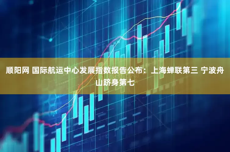 顺阳网 国际航运中心发展指数报告公布：上海蝉联第三 宁波舟山跻身第七