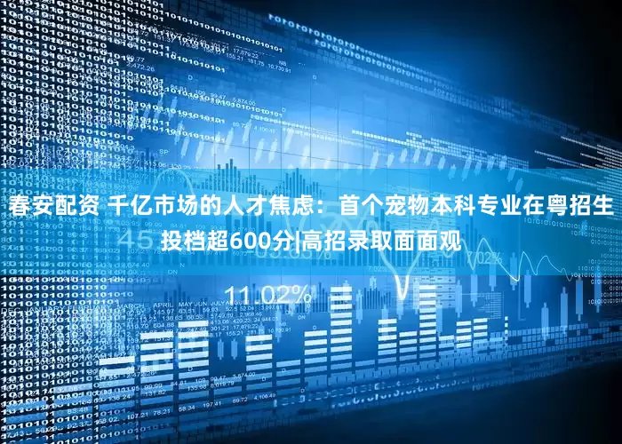 春安配资 千亿市场的人才焦虑：首个宠物本科专业在粤招生投档超600分|高招录取面面观