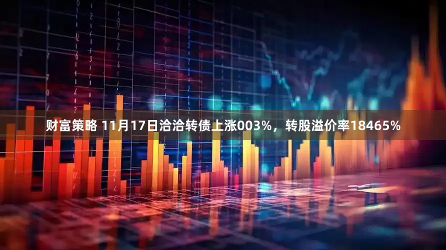 财富策略 11月17日洽洽转债上涨003%，转股溢价率18465%